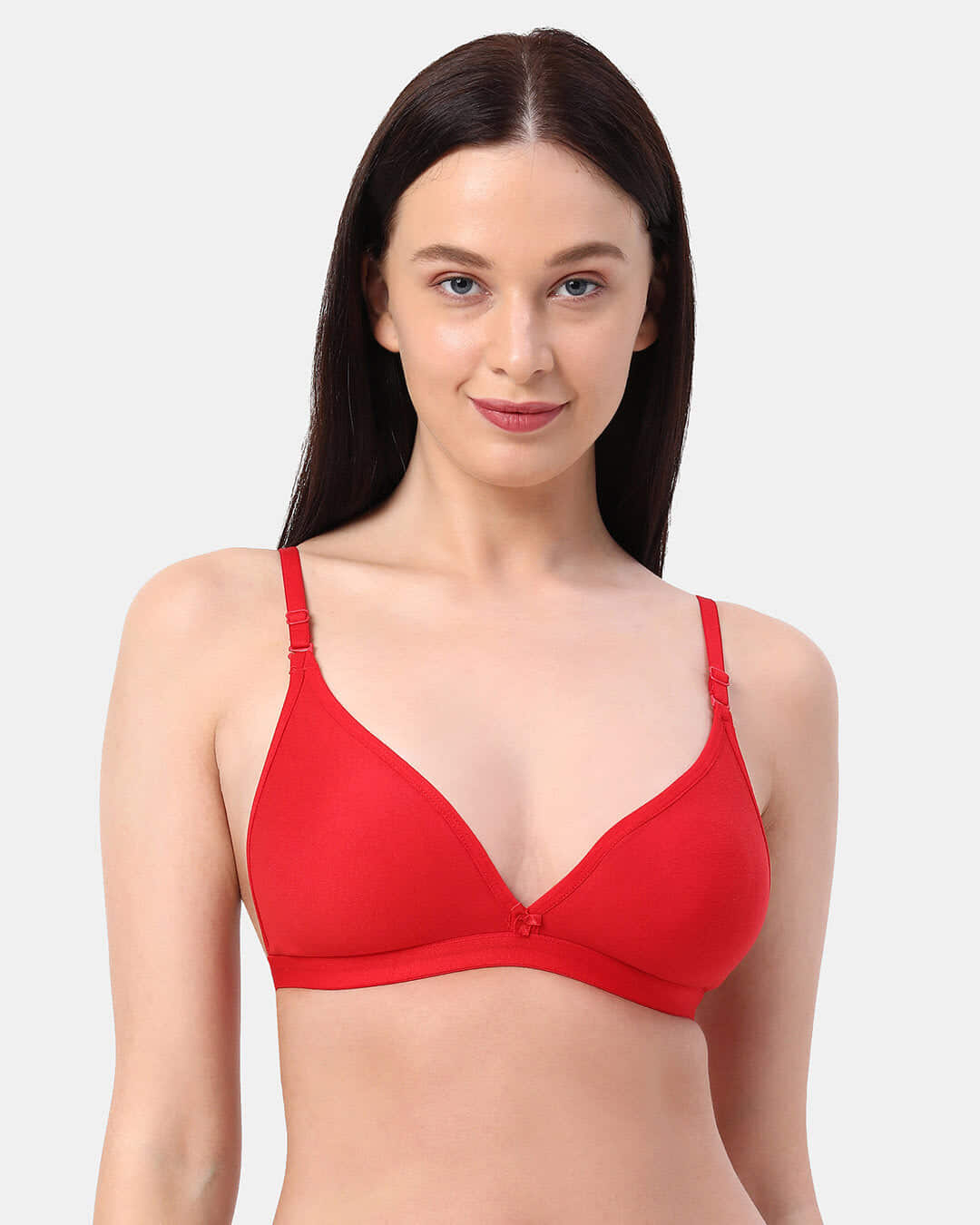 Buy Planet Inner Non Padded Non Wired Backless Plunge Bra In Red