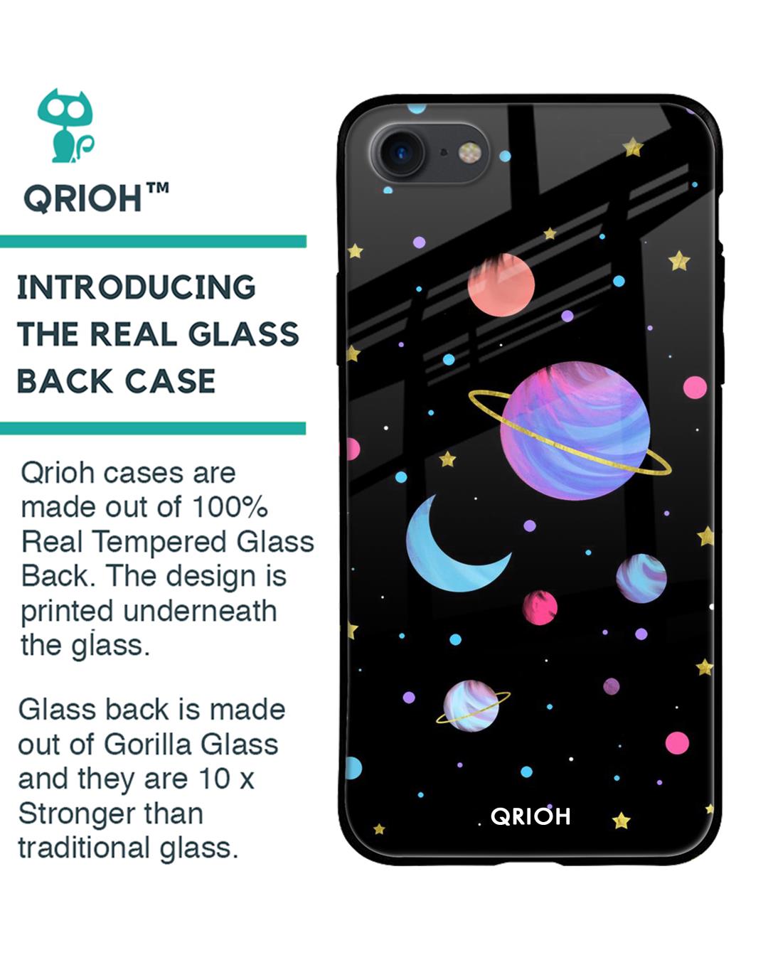 Shop Planet Play Printed Premium Glass Cover For iPhone 7 (Impact Resistant, Matte Finish)-Back