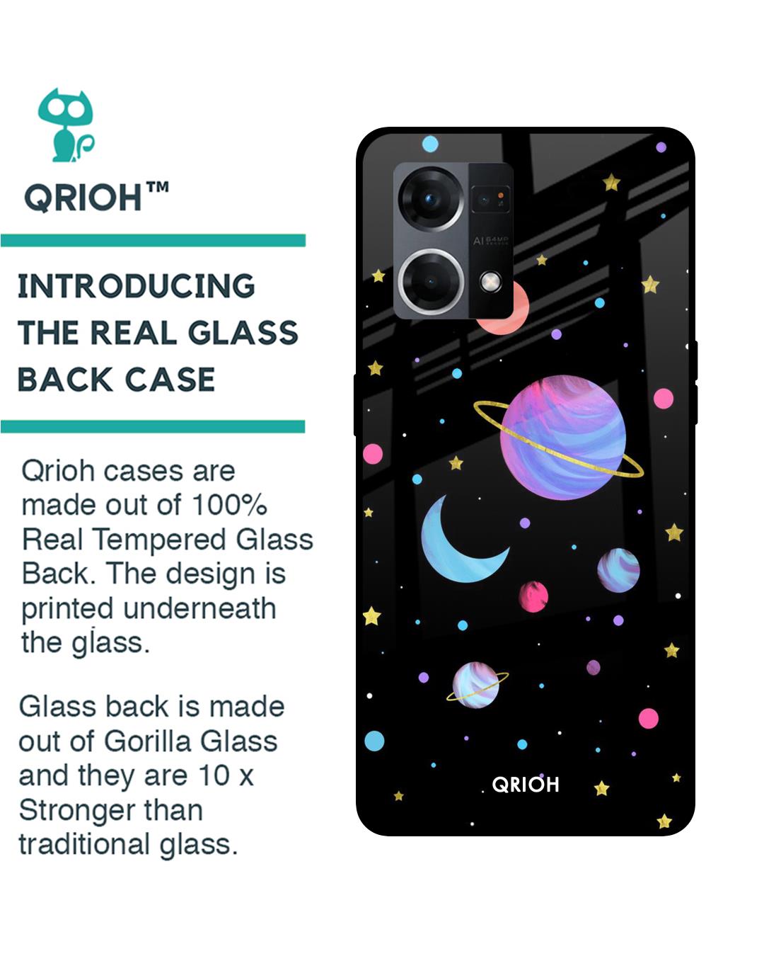 Shop Planet Play Printed Premium Glass Case for Oppo F21s Pro (Shock Proof,Scratch Resistant)-Back