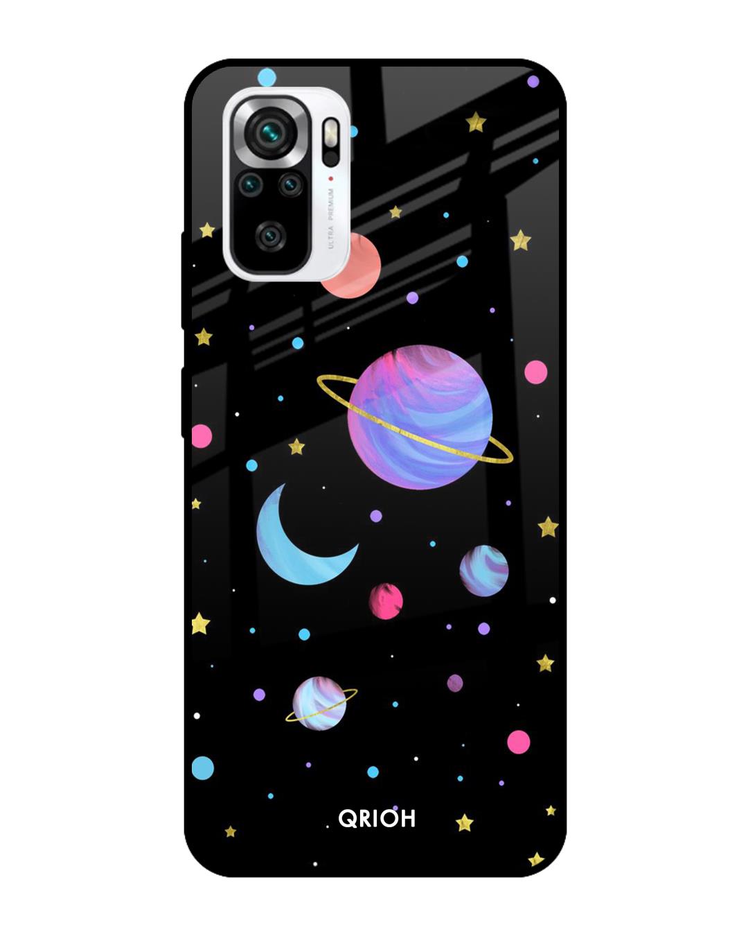 Shop Planet Play Printed Premium Glass Case for Redmi Note 11 SE (Shock Proof,Scratch Resistant)-Front