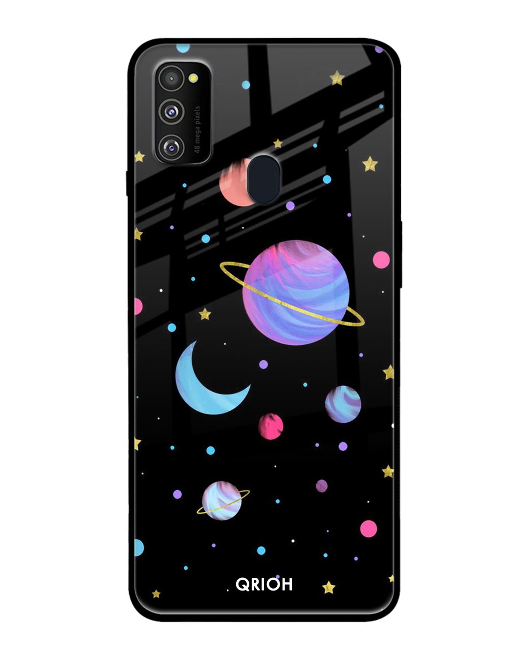 Shop Planet Play Printed Premium Glass Cover For Samsung Galaxy M30s(Impact Resistant, Matte Finish)-Back