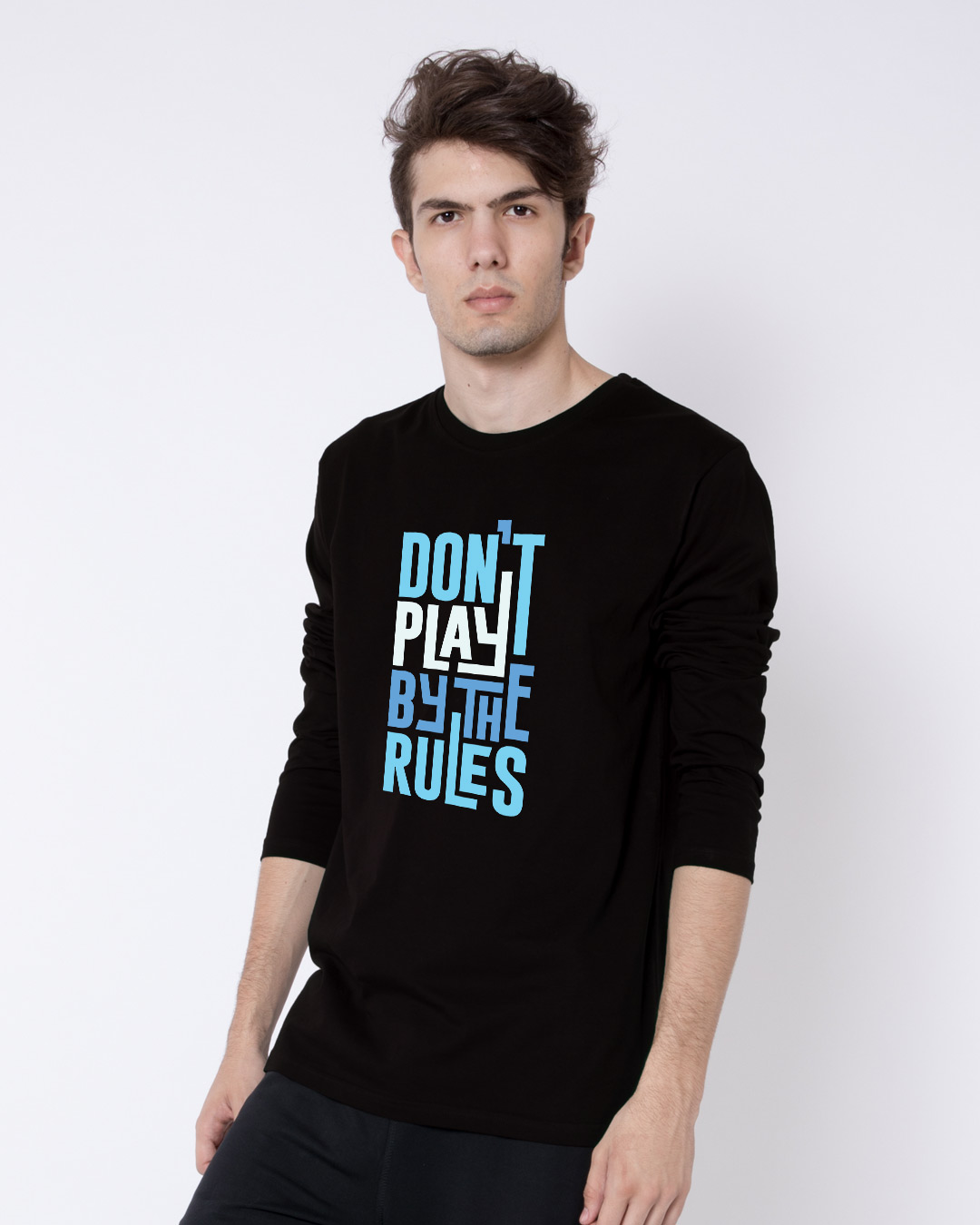 Shop Play By The Rules Full Sleeve T-Shirt-Back
