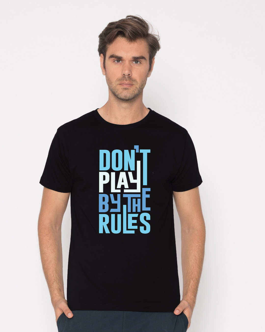 Shop Play By The Rules Half Sleeve T-Shirt-Back