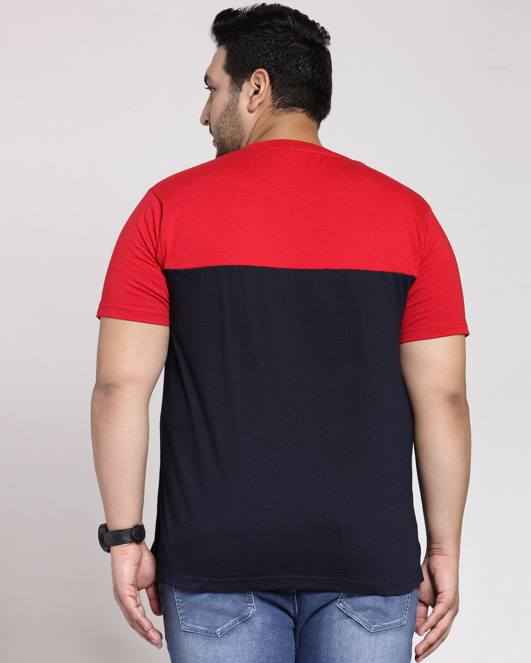 Shop PlusS Men's Half Sleeve T-Shirt-Back
