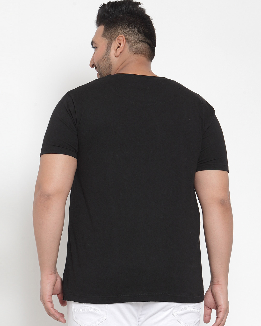Shop PlusS Men T-Shirt Half Sleeves-Back
