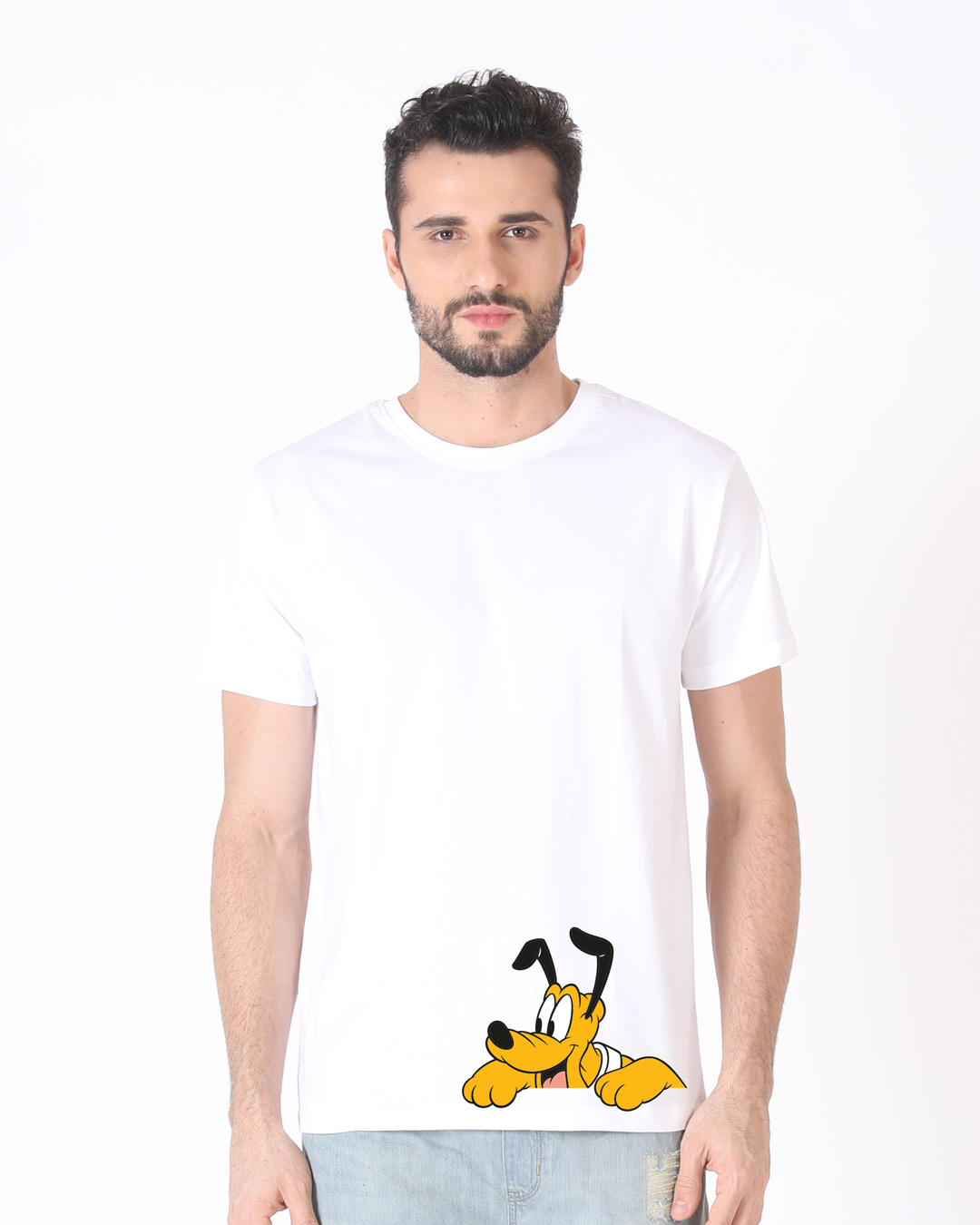 Shop Pluto Half Sleeve T-Shirt (DL)-Back