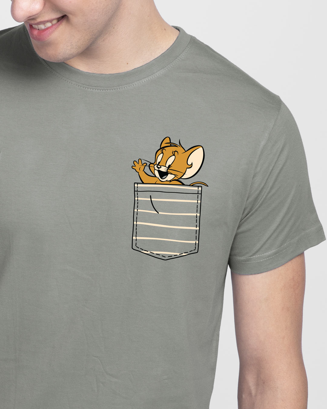 Pocket Jerry Half Sleeve T-Shirt (TJL 