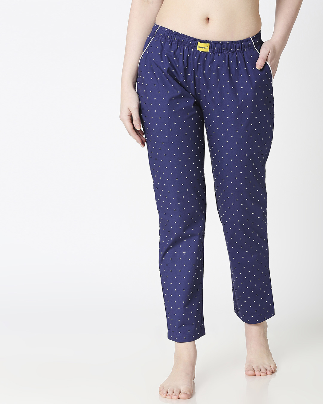 Shop Polka Dot All Over Printed Pyjamas-Back