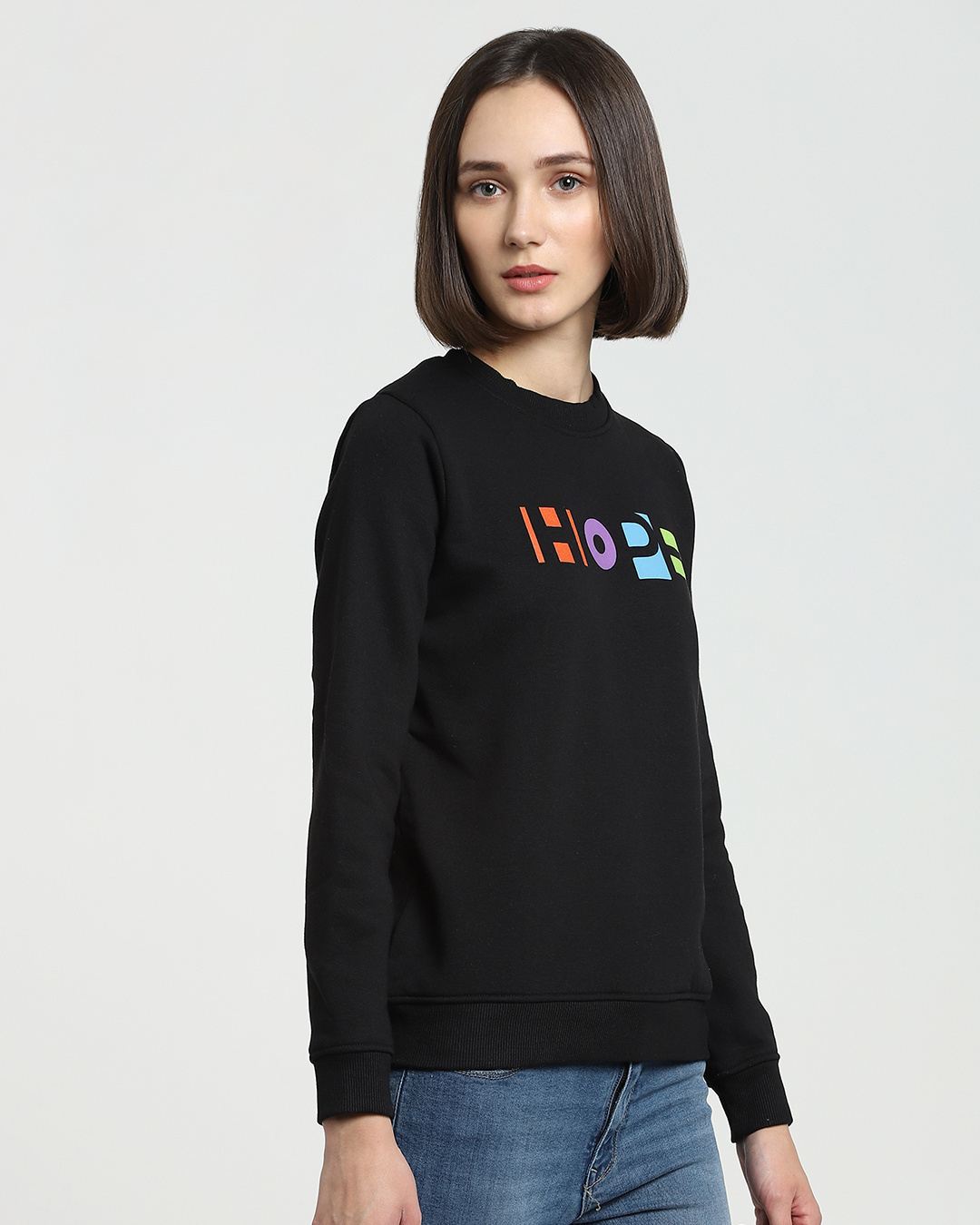 Shop Pop Hope Fleece Sweatshirt-Back
