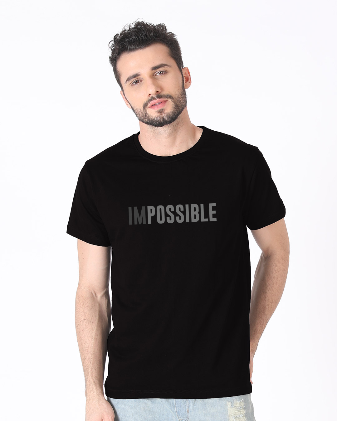 Shop Possible Half Sleeve T-Shirt-Back