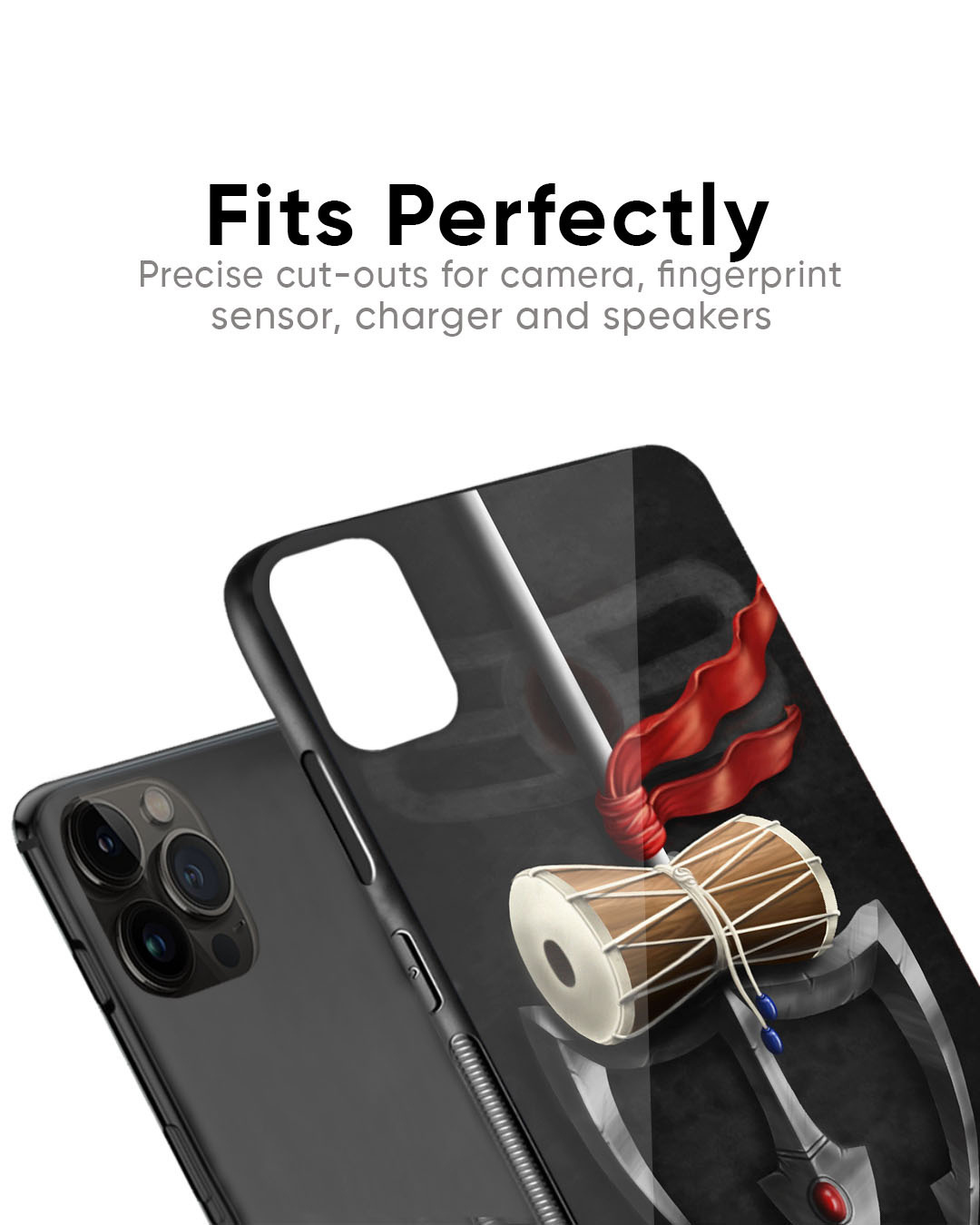 Shop Power Of Lord Premium Glass Case for Apple iPhone 15 Pro Max (Shock Proof, Scratch Resistant)-Back