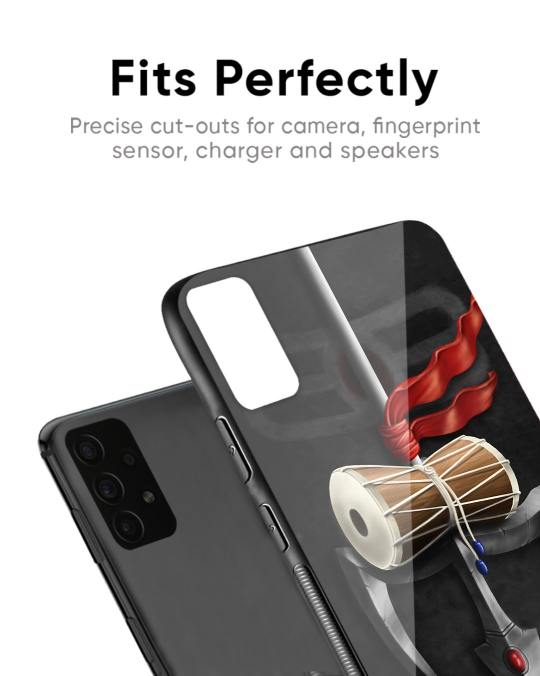 Shop Power Of Lord Premium Glass Case for Oppo Reno8T 5G (Shock Proof, Scratch Resistant)-Back