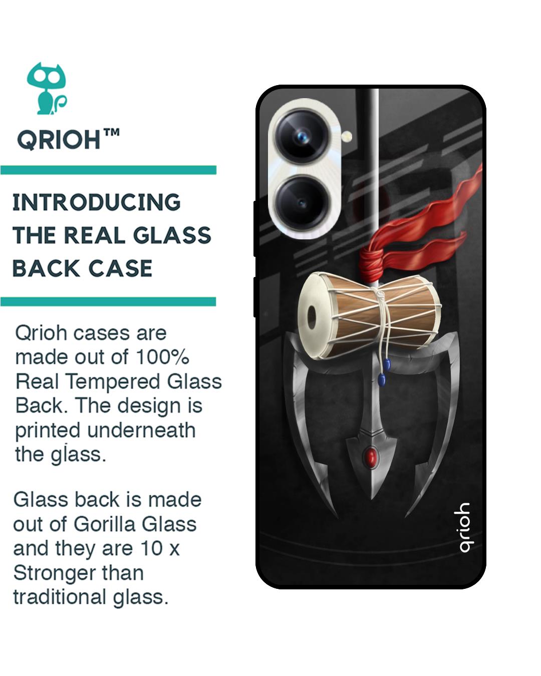 Shop Power Of Lord Printed Premium Glass Case For Realme 10 Pro 5G (Shock Proof,Scratch Resistant)-Back