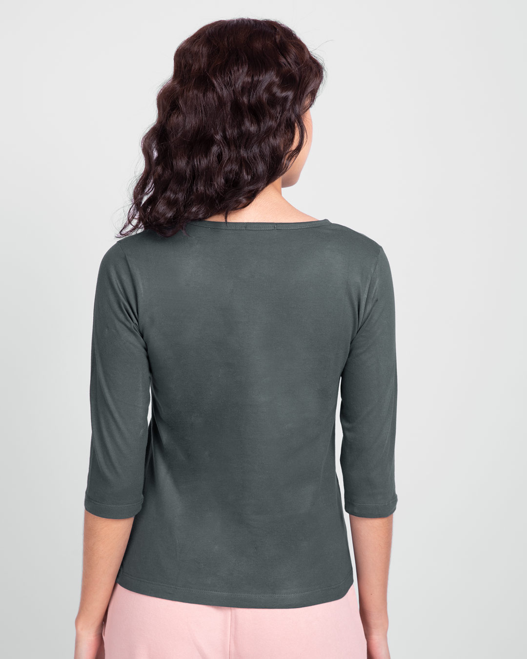 Shop Prankster Sis Round Neck 3/4 Sleeve T-Shirt-Back