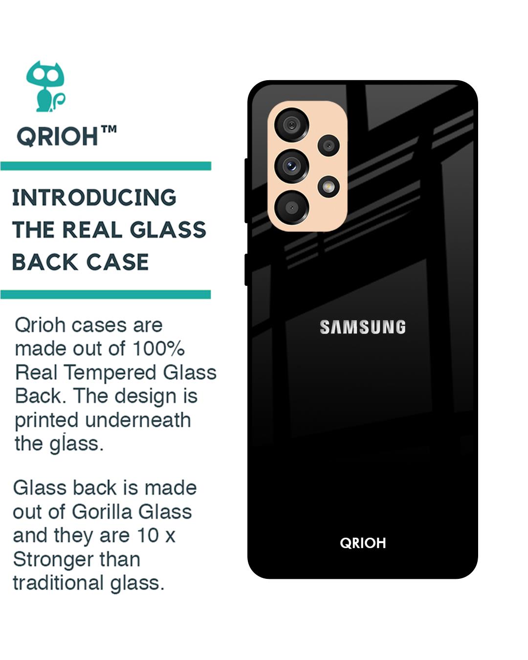 Shop Premium Glass Cover for Samsung Galaxy A33 5G (Shock Proof, Light Weight)-Back