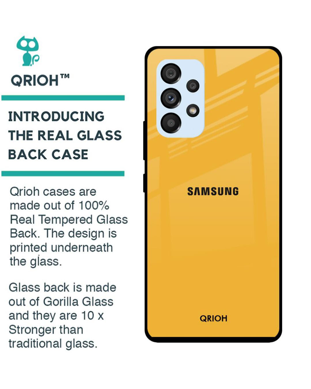 Shop Premium Glass Cover for Samsung Galaxy A53 5G (Shock Proof, Light Weight)-Back