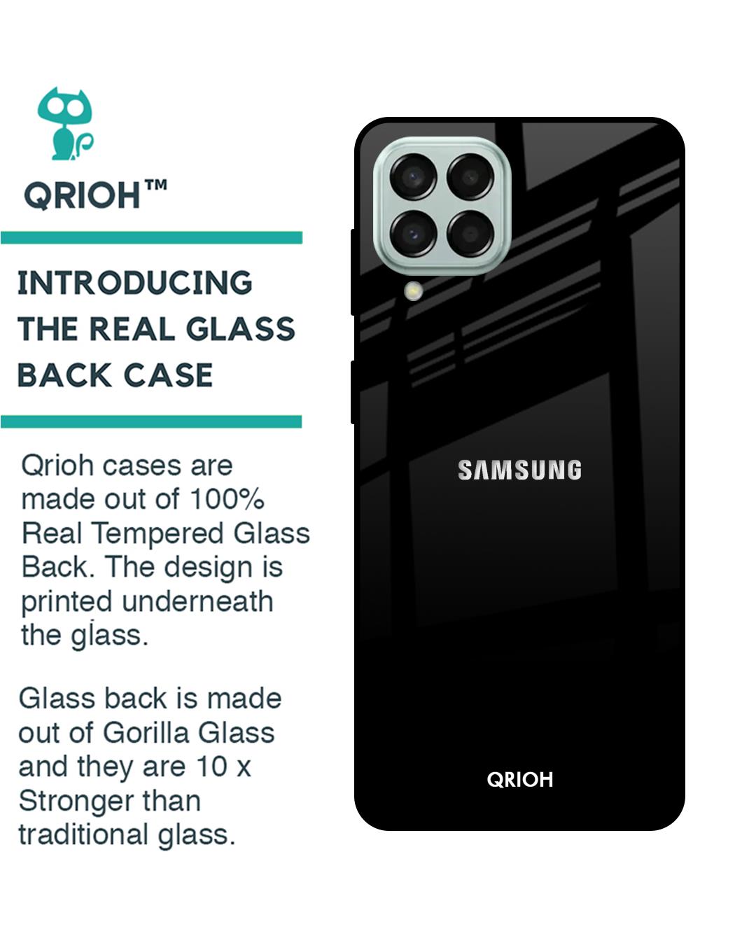 Shop Premium Glass Cover for Samsung Galaxy M53 5G (Shock Proof, Light Weight)-Back