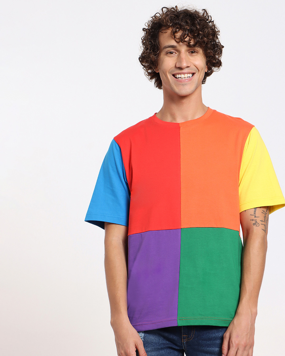 Shop Pride Color Block T-Shirt-Back