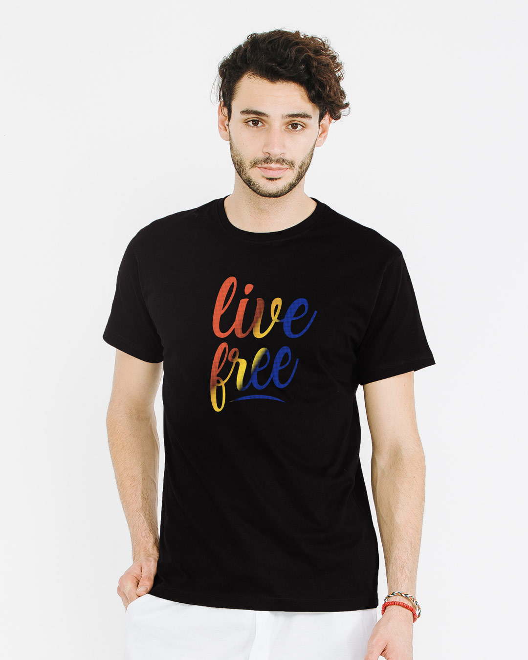 Shop Pride Half Sleeve T-Shirt-Back
