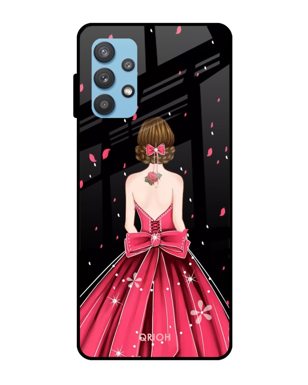 Buy Printed Premium Glass Cover For A32(Impact Resistant, Matte Finish