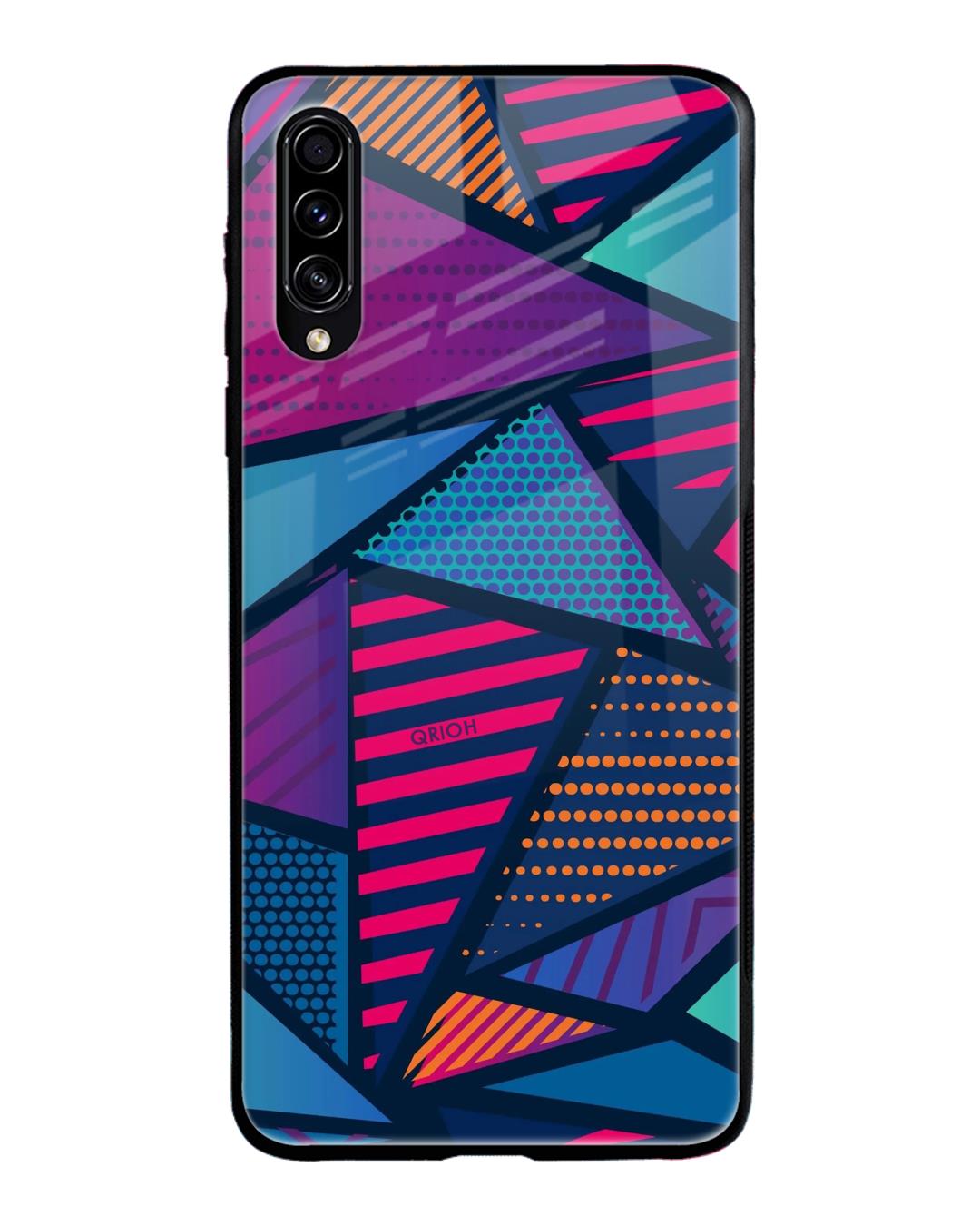Shop Printed Premium Glass Cover For Samsung Galaxy A51(Impact Resistant, Matte Finish)-Back