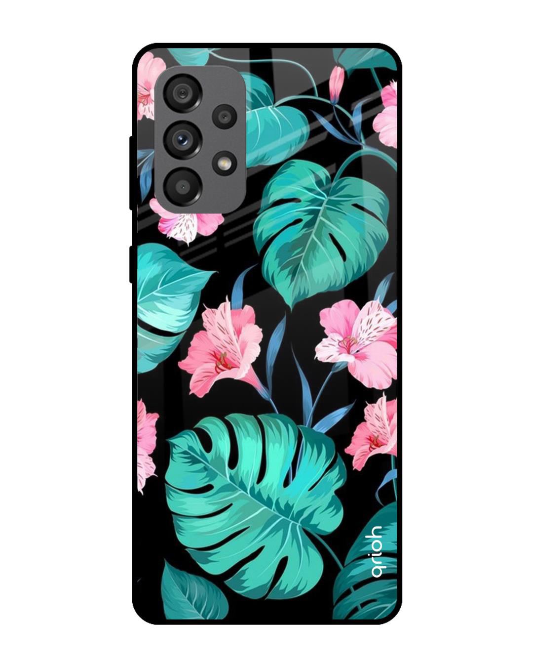 Buy Printed Premium Glass Cover for Samsung Galaxy A73 5G (Shockproof
