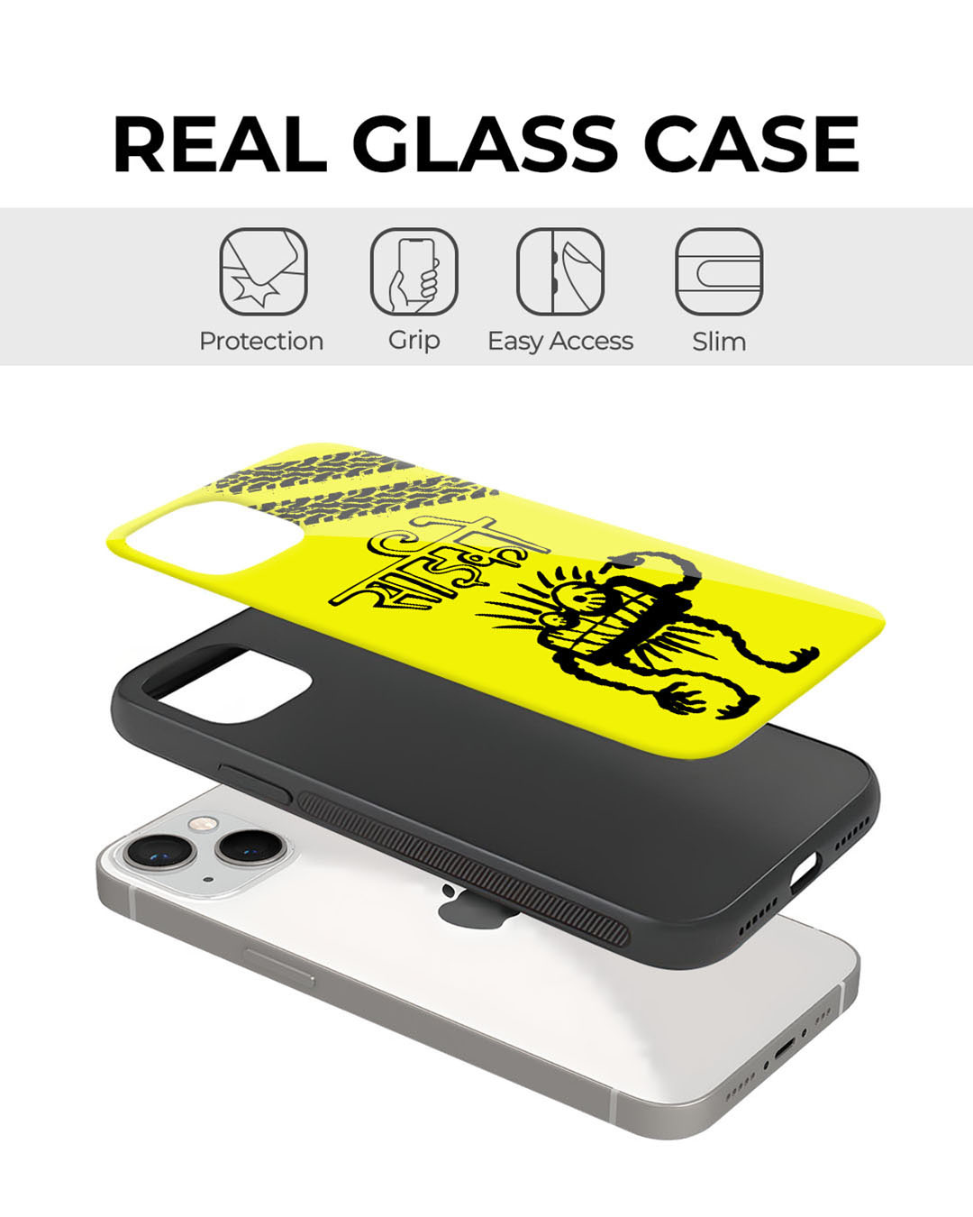 Shop Psycho Premium Glass Cover for Apple iPhone 11-Back