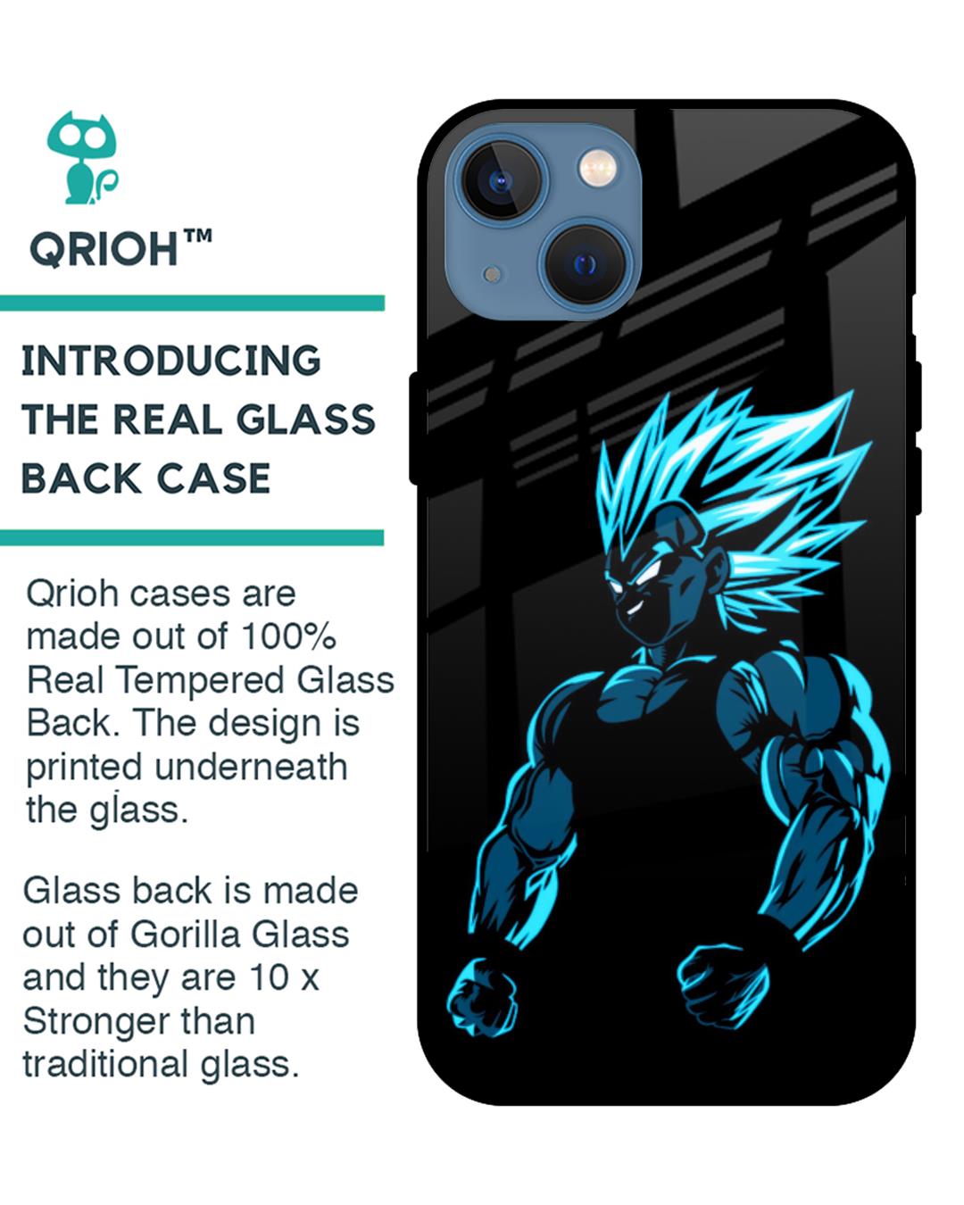 Shop Pumped Up Anime Premium Glass Case for Apple iPhone 13 (Shock Proof,Scratch Resistant)-Back