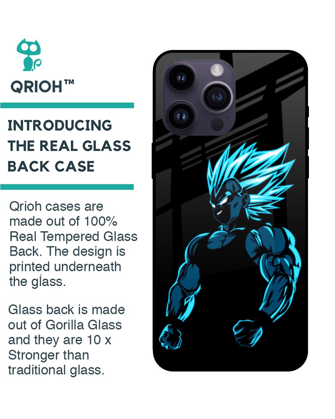 Shop Pumped Up Anime Premium Glass Case for Apple iPhone 14 Pro Max (Shock Proof,Scratch Resistant)-Back