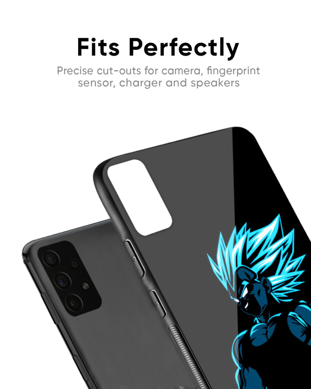 Shop Pumped Up Anime Premium Glass Case for Realme 11 Pro+ 5G (Shock Proof, Scratch Resistant)-Back