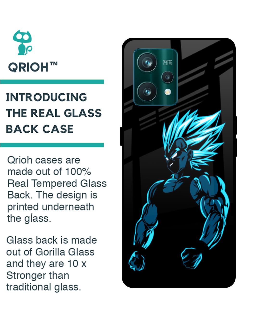 Shop Pumped Up Anime Premium Glass Case for Realme 9 Pro 5G (Shock Proof,Scratch Resistant)-Back