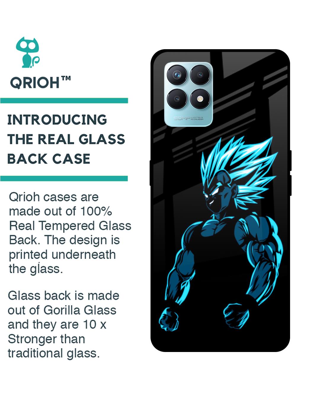 Shop Pumped Up Anime Premium Glass Case for Realme Narzo 50(Shock Proof, Scratch Resistant)-Back