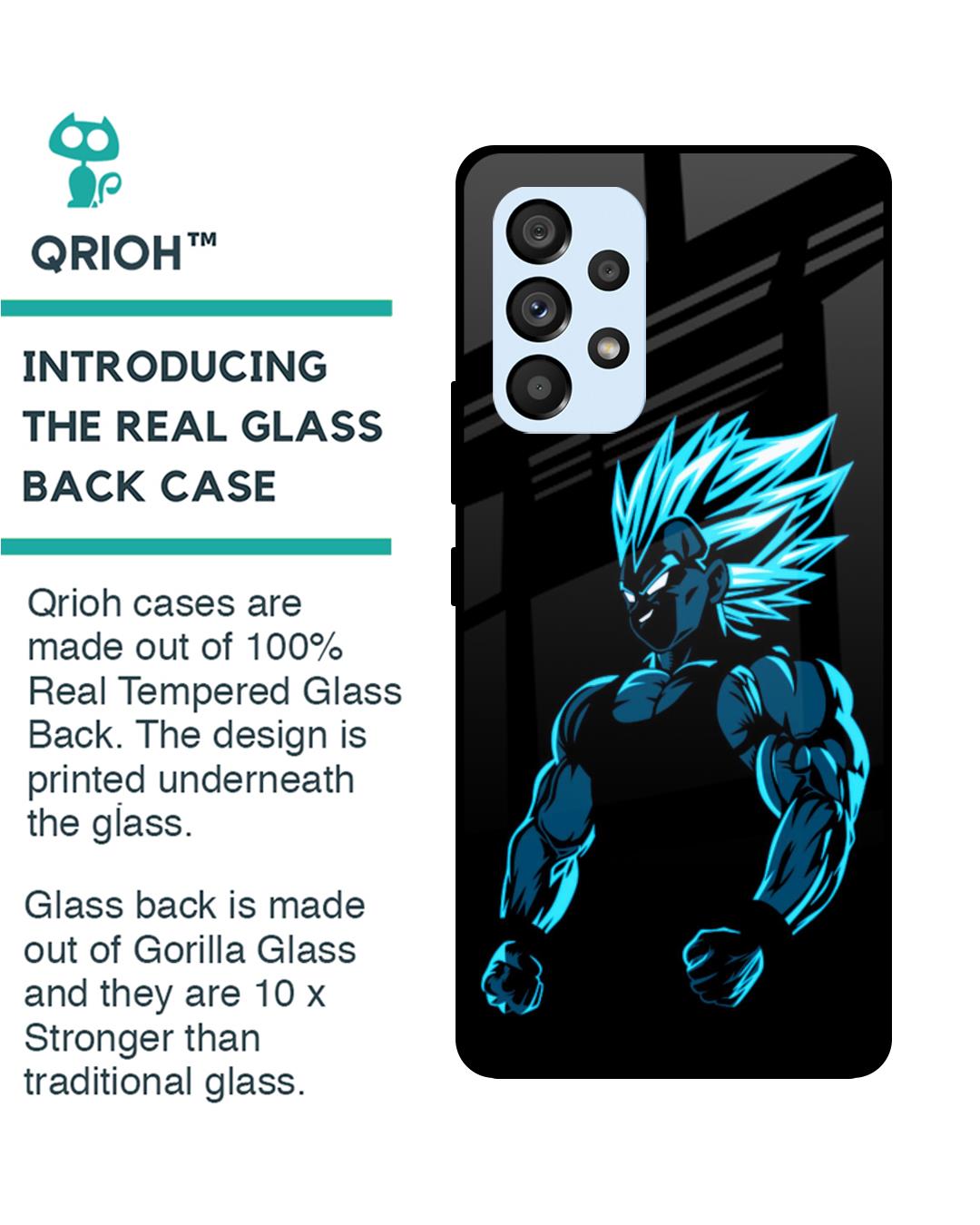 Shop Pumped Up Anime Premium Glass Case for Samsung Galaxy A53 5G (Shock Proof,Scratch Resistant)-Back