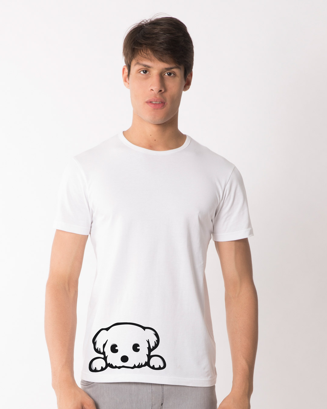 Shop Pup Half Sleeve T-Shirt-Back