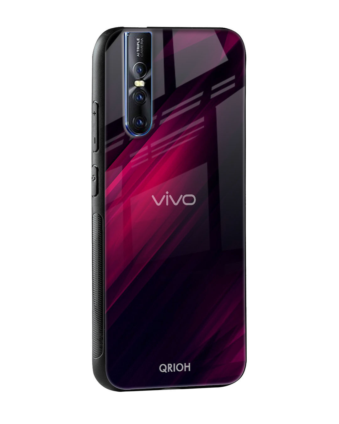 Shop Razor Printed Premium Glass Cover for Vivo V15 Pro (Shock Proof, Lightweight)-Back