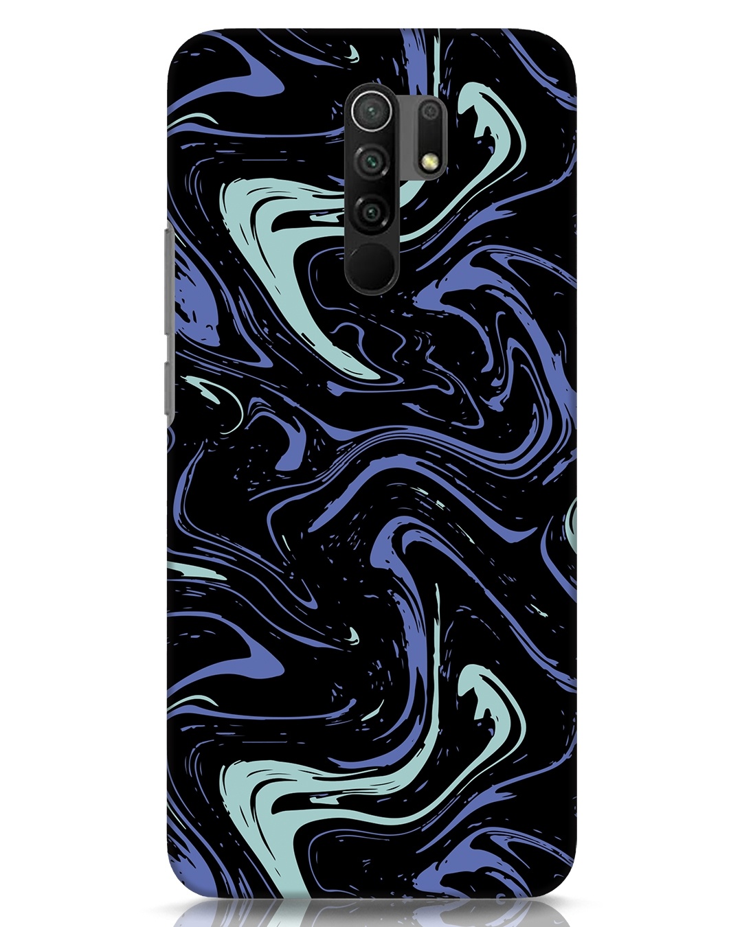 Custodia Per Xiaomi Redmi 9 / Redmi 9 Prime / Poco M2: Cover Morbida TPU Sfumata Viola E Blu, Ultra Sottile E Antigraffio