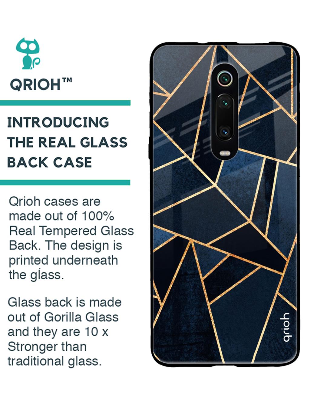 Shop Xiaomi Redmi K20 Pro Abstract Tiles Glass Case-Back