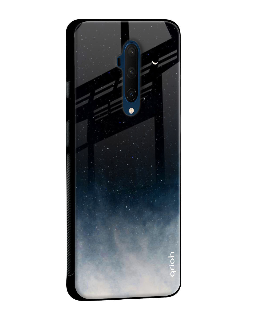 Shop Black Aura Glass Case For Oneplus Nord Ce-Back