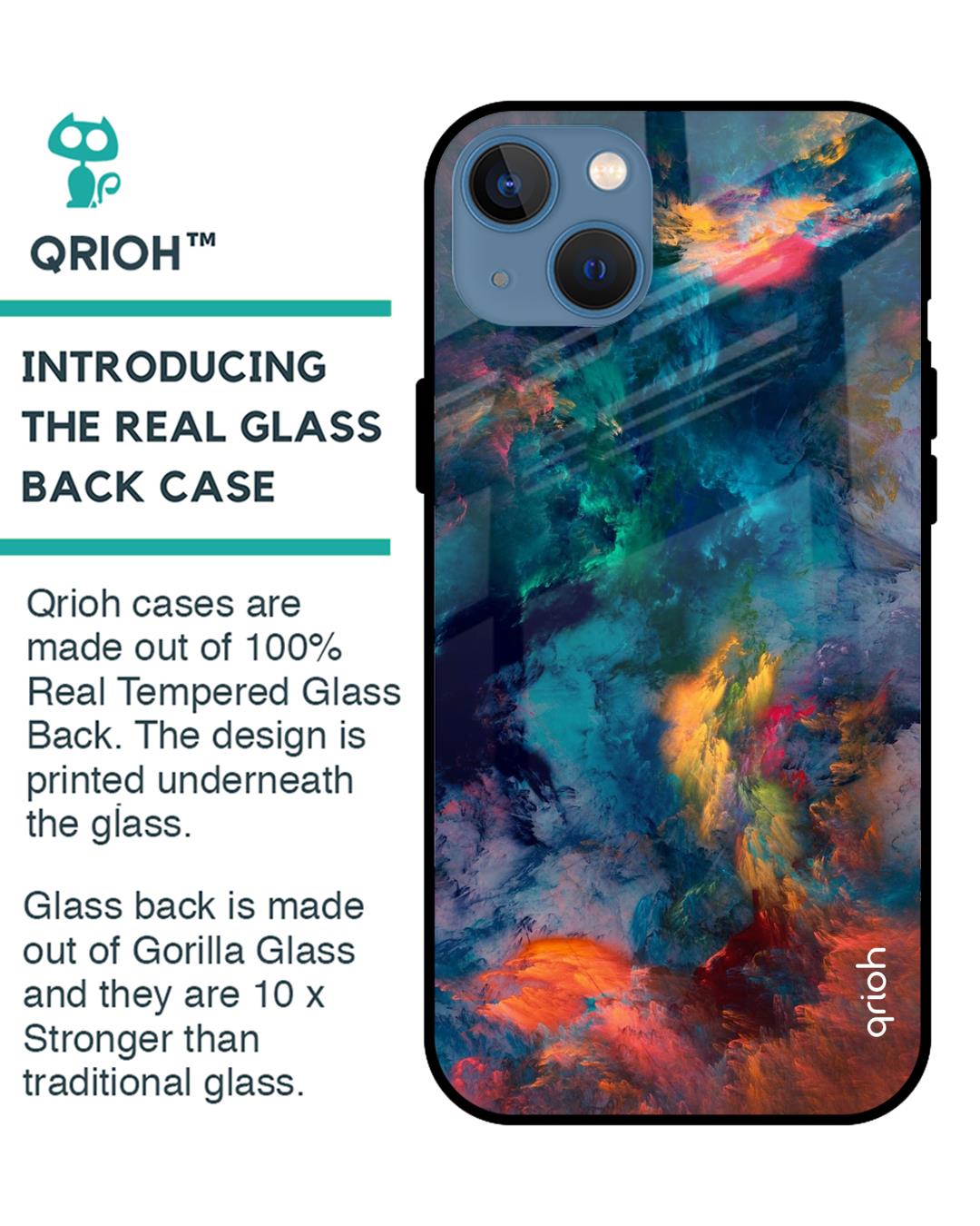 Shop Cloudburst Glass Case For Iphone 13-Back