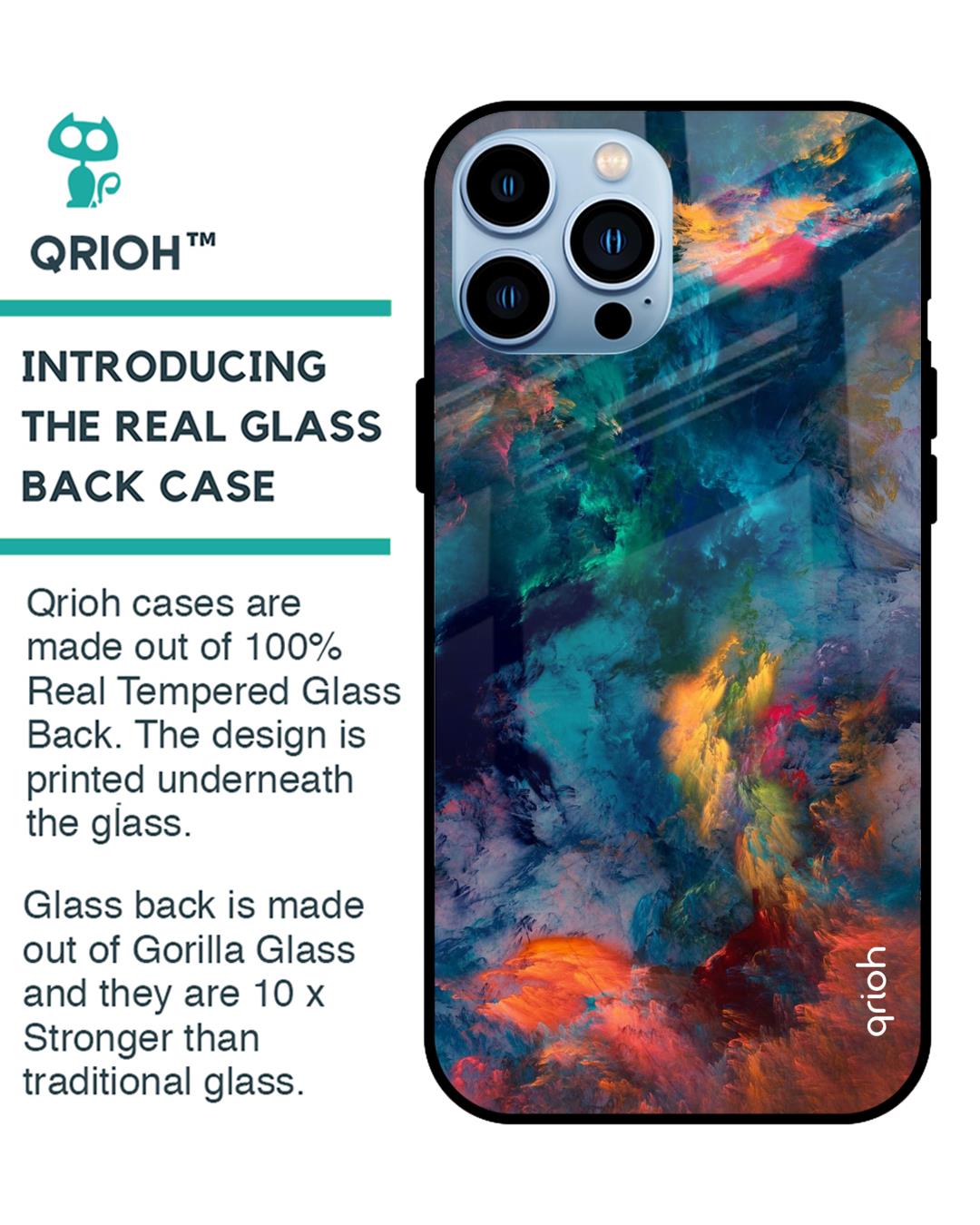 Shop Cloudburst Glass Case For Iphone 13 Pro-Back