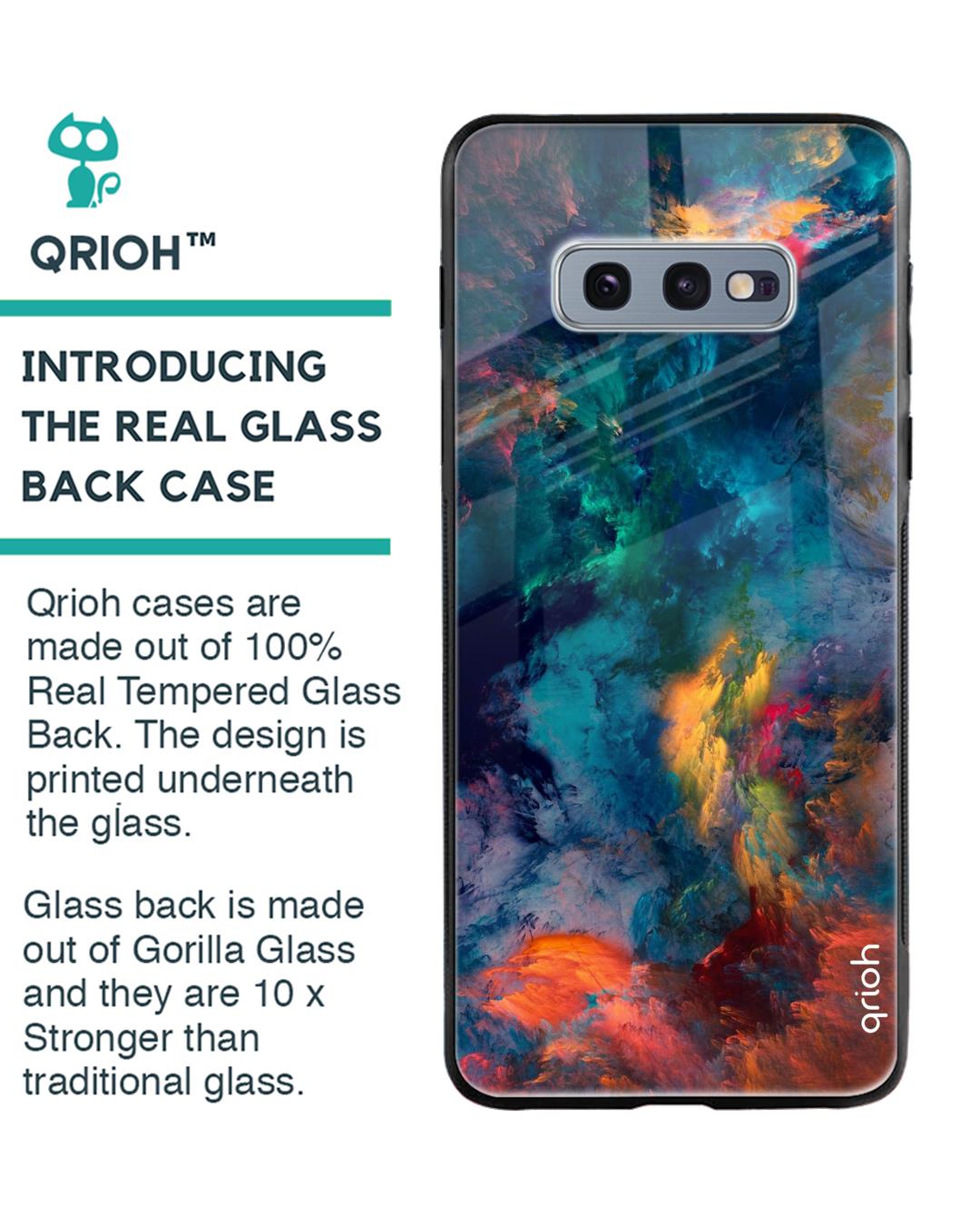 Shop Cloudburst Glass Case For Samsung Galaxy S10e-Back