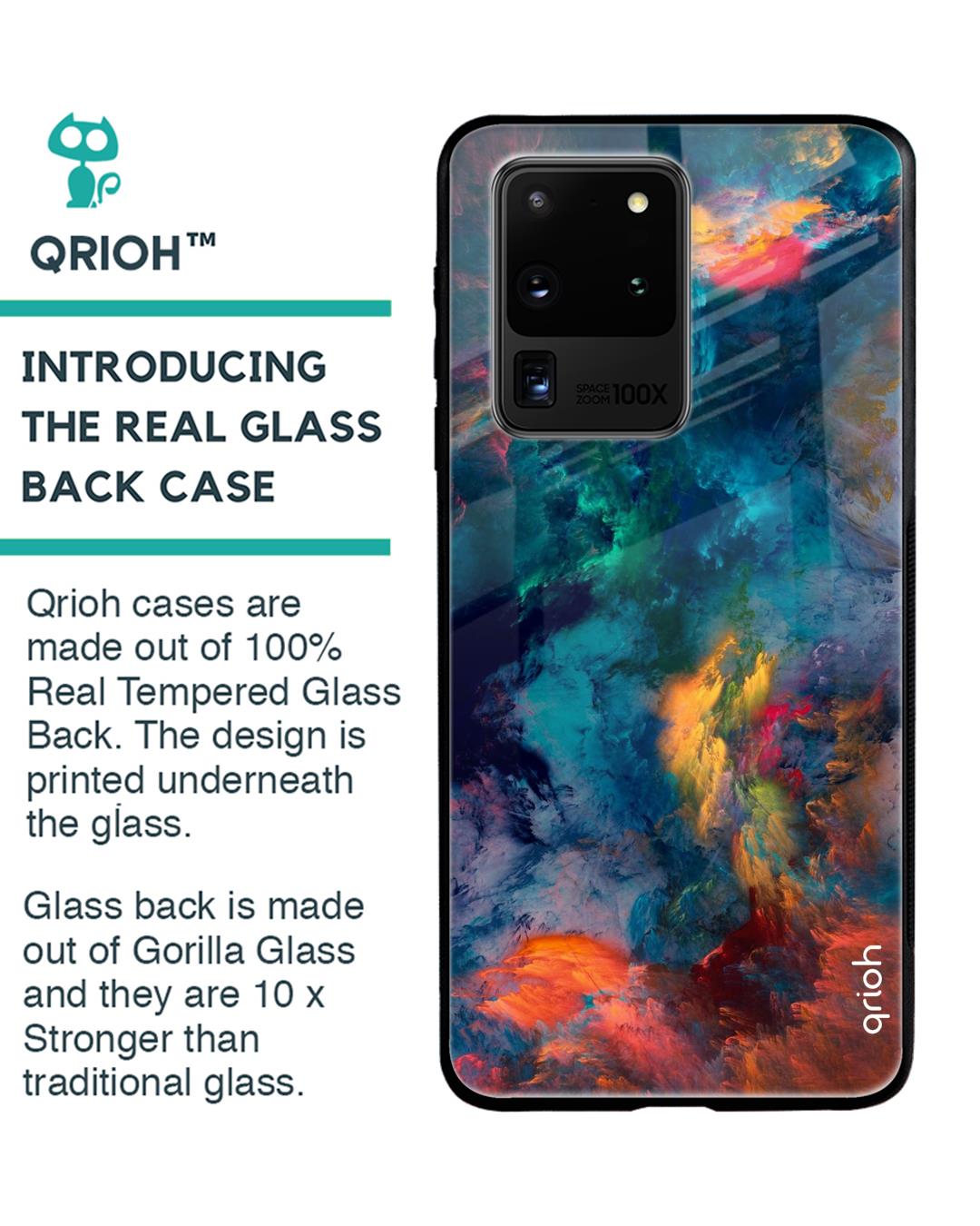 Shop Cloudburst Glass Case For Samsung Galaxy S20 Ultra-Back