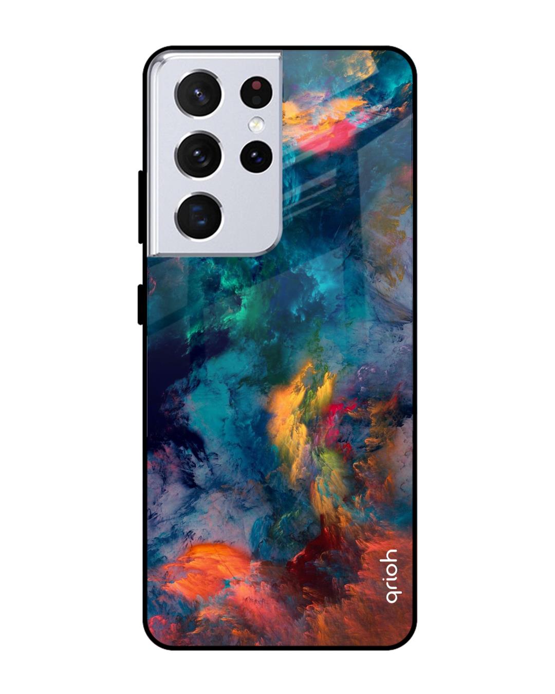 Buy Qrioh Cloudburst Glass Case for Samsung Galaxy S21 Ultra Online in