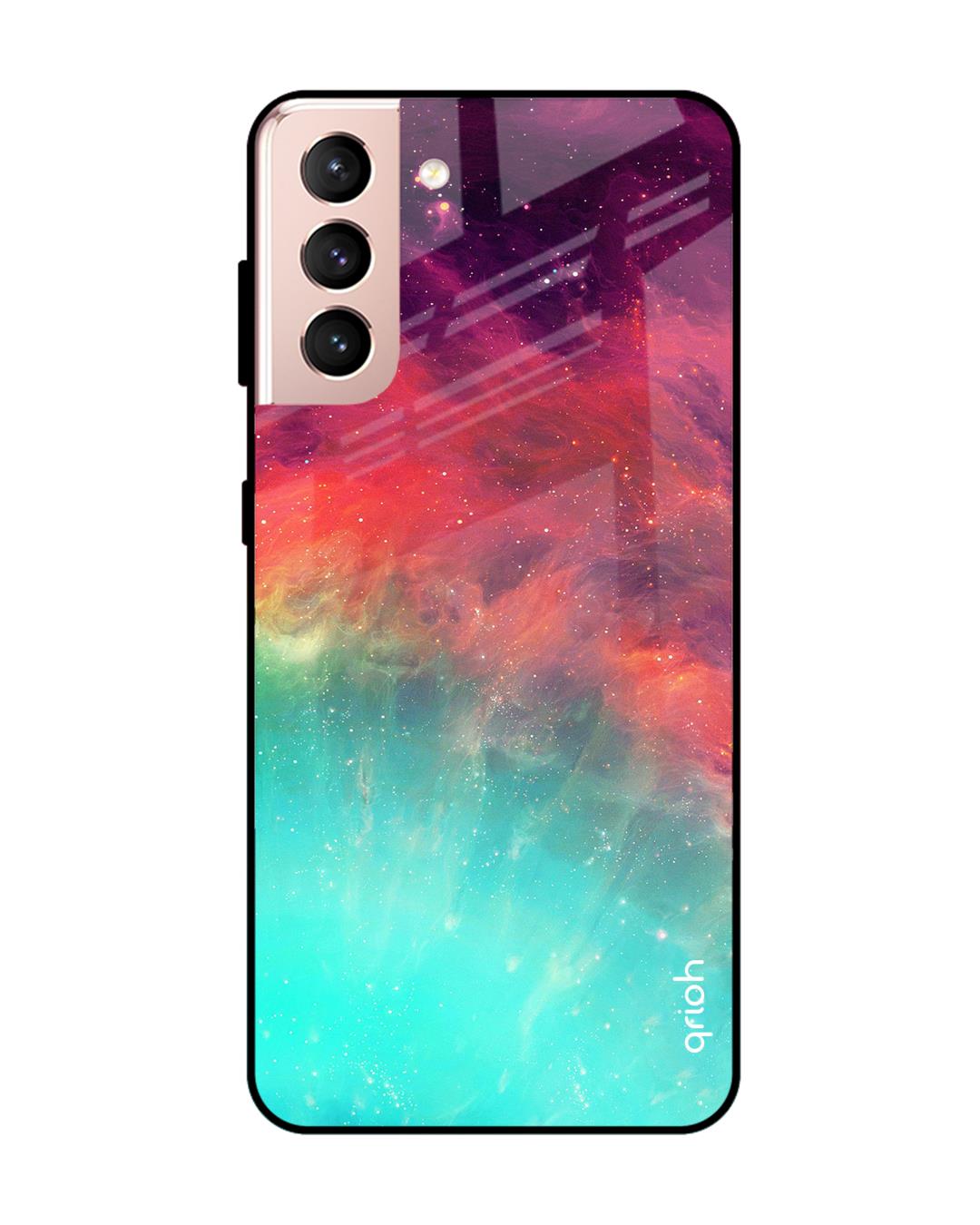 Buy Qrioh Colorful Aura Glass Case for Samsung Galaxy S21 Plus Online