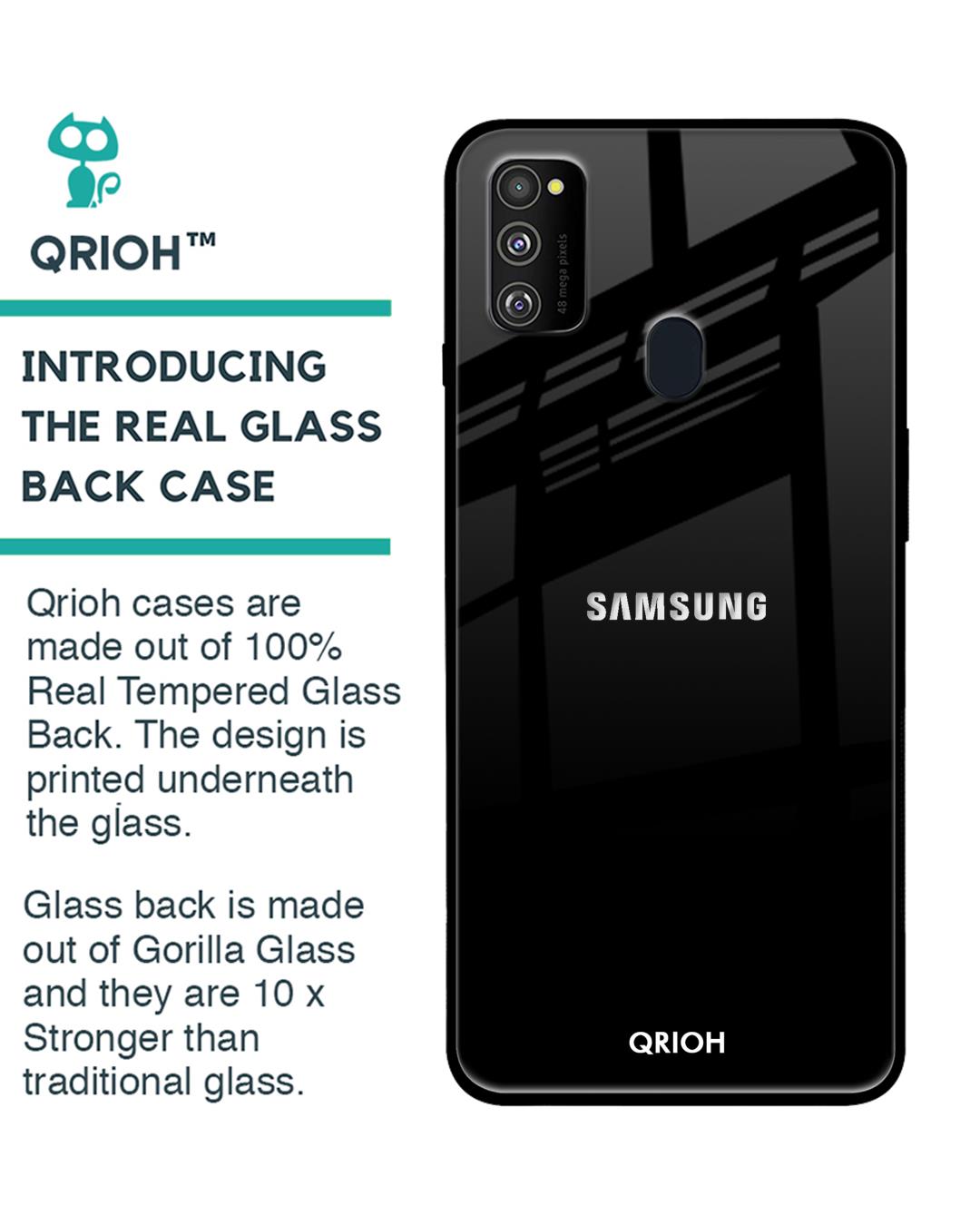 Shop Samsung Galaxy M30s Jet Black Glass Case-Back