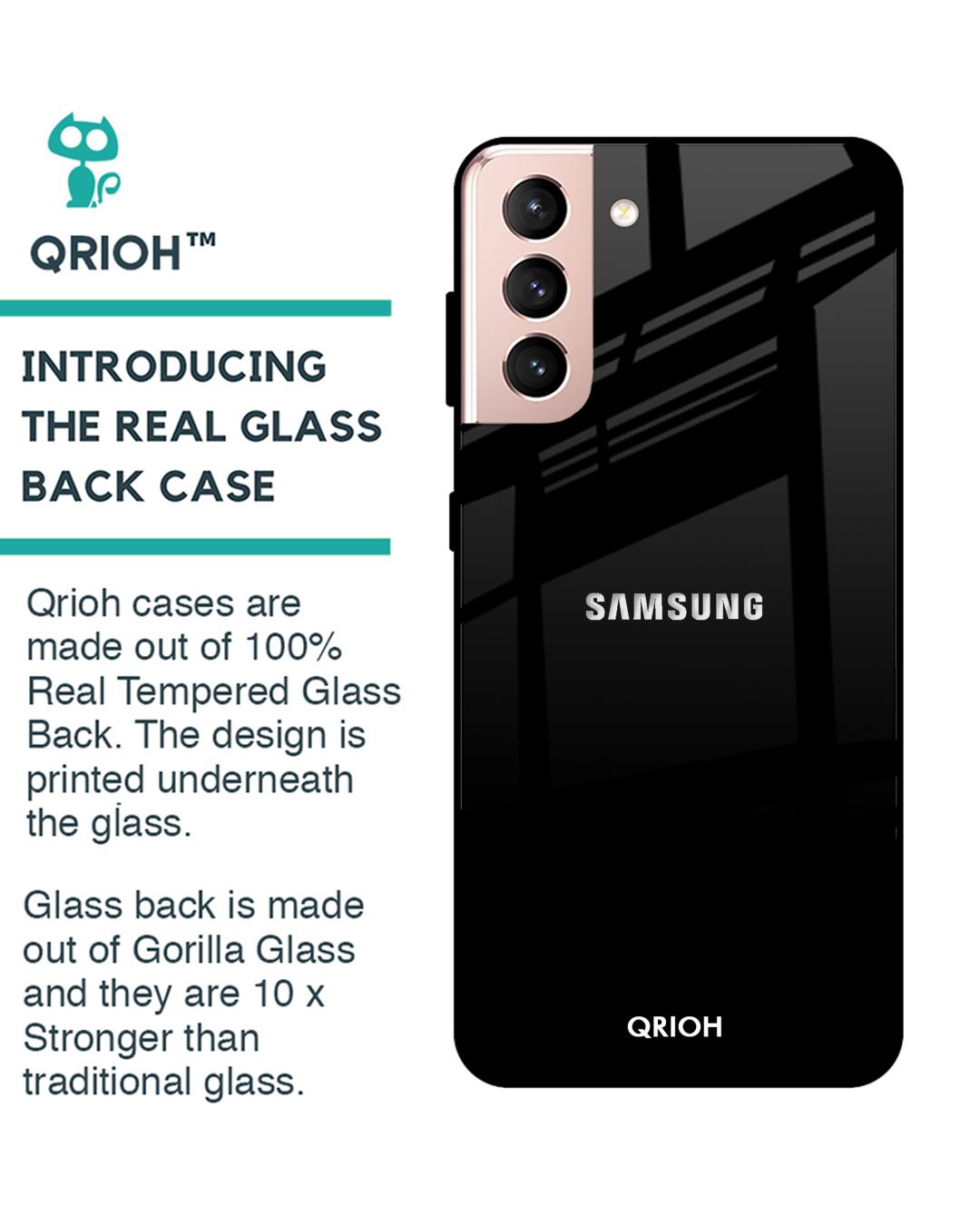 Shop Samsung Galaxy S21 Jet Black Glass Case-Back