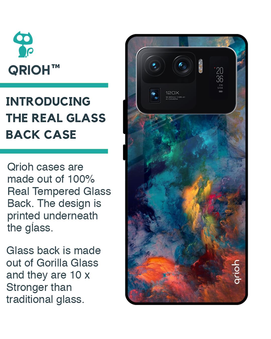 Shop Cloudburst Glass Case For Mi 11 Ultra-Back