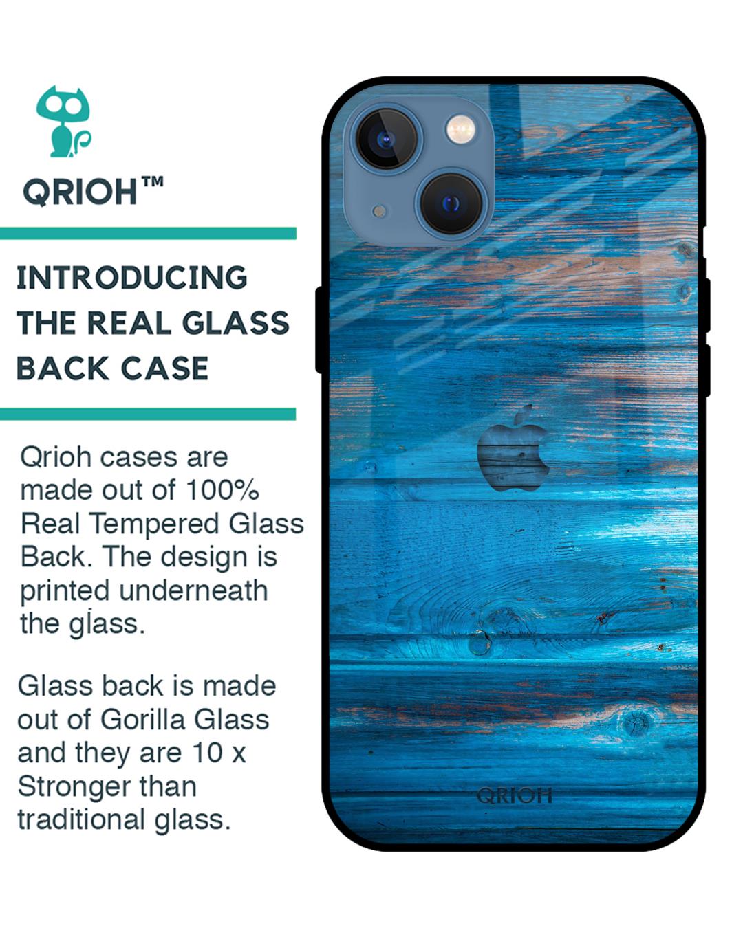 Shop Patina Finish Glass Case For Iphone 13-Back