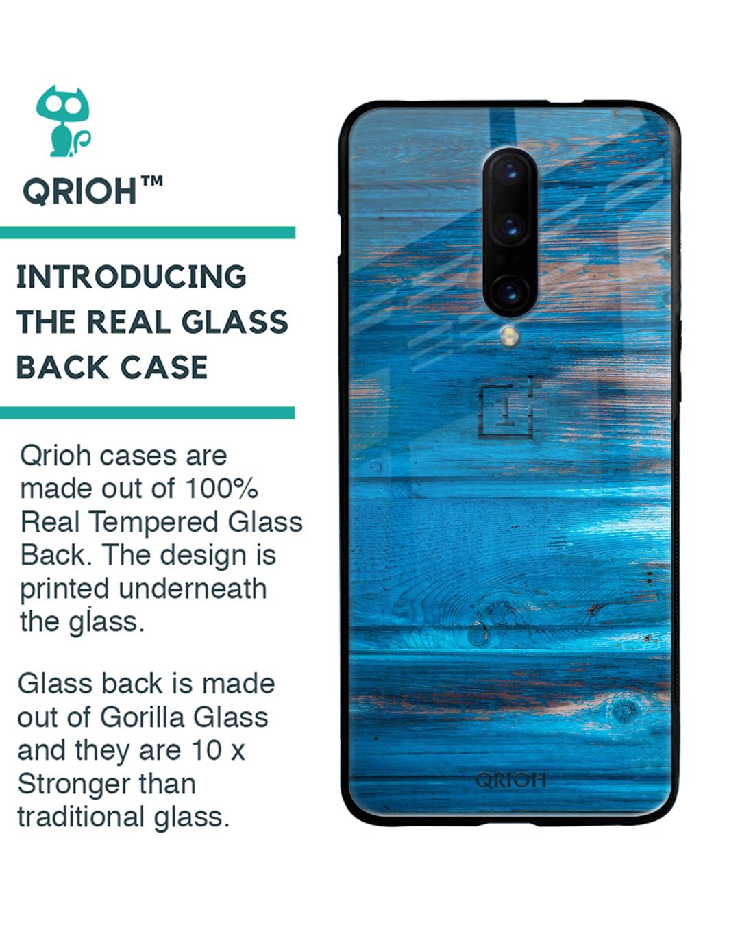 Shop Oneplus 7 Pro Patina Finish Glass Case-Back