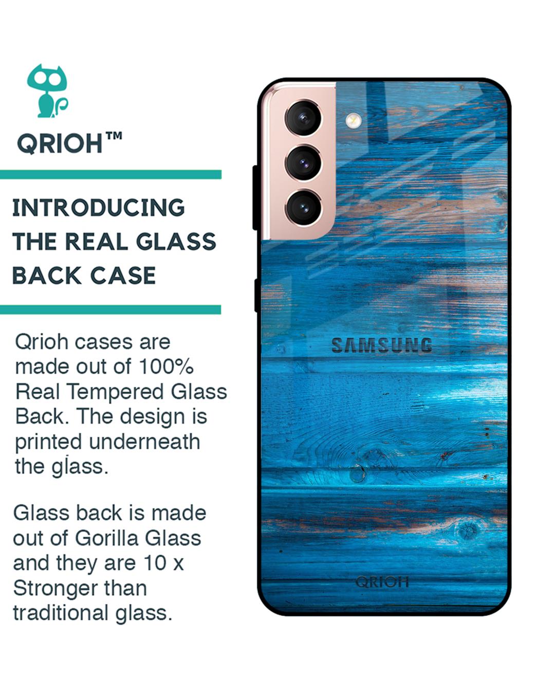 Shop Samsung Galaxy S21 Patina Finish Glass Case-Back